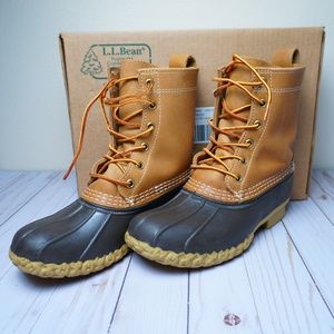 LL Bean Duck Boots, Insulated, size 3 Kids, Women’s 5/5.5